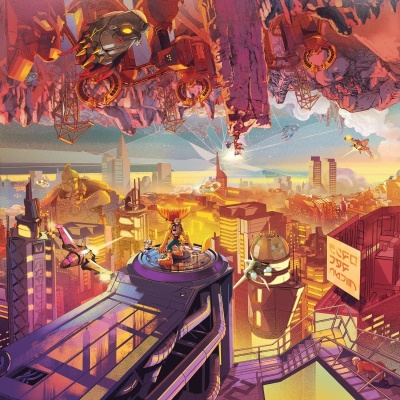 Mark Mothersbaugh & Wataru Hokoyama - Ratchet & Clank Rift Apart Original Game Soundtrack vinyl cover