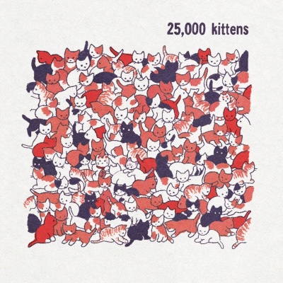 25,000 Kittens - 25,000 Kittens vinyl cover