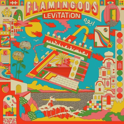 Flamingods - Levitation vinyl cover