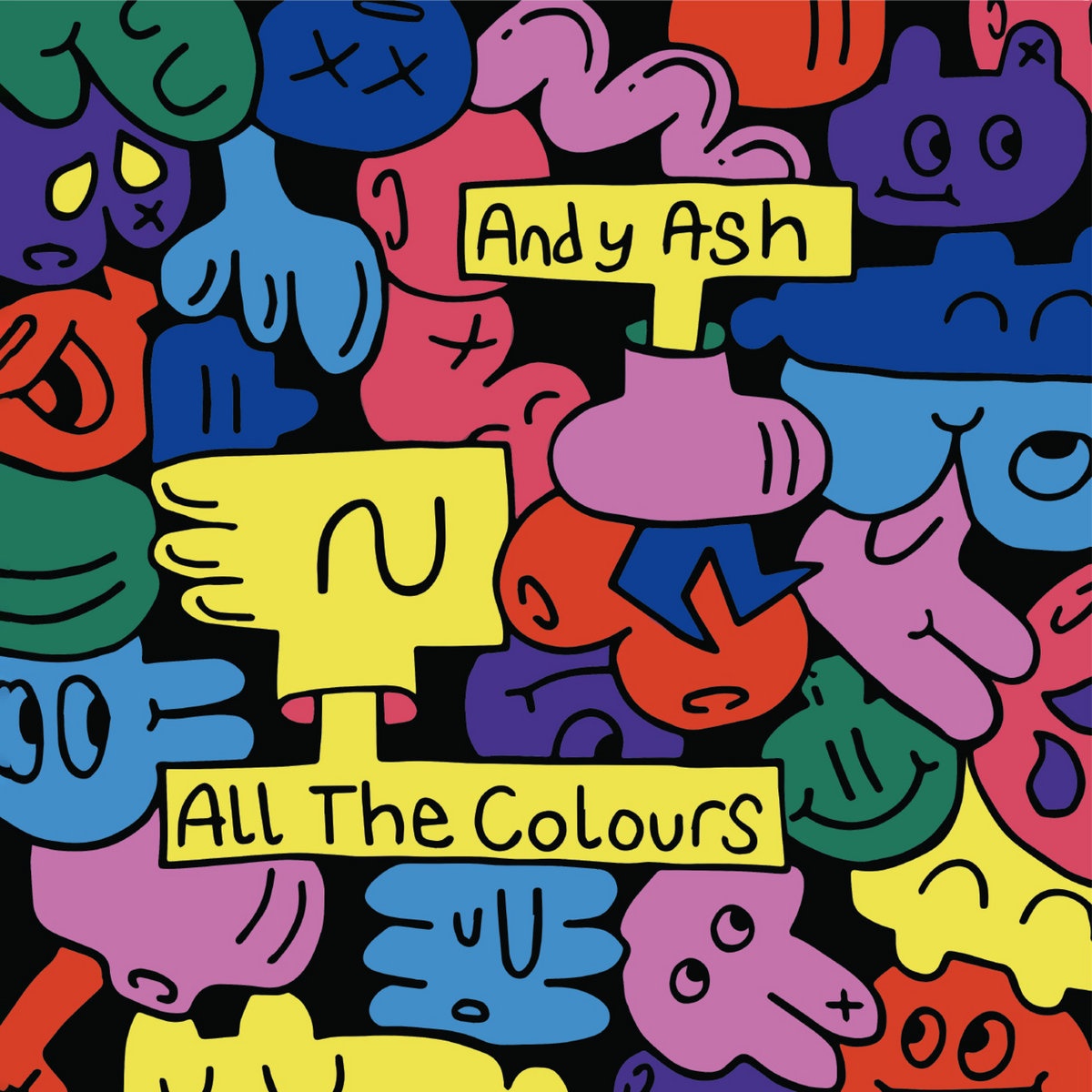 Andy Ash - All The Colours 2x12" vinyl cover