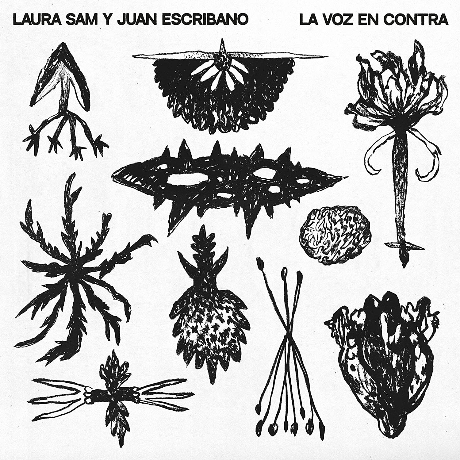 Laura Sam & Juan Escribano - La Voz En Contra vinyl cover