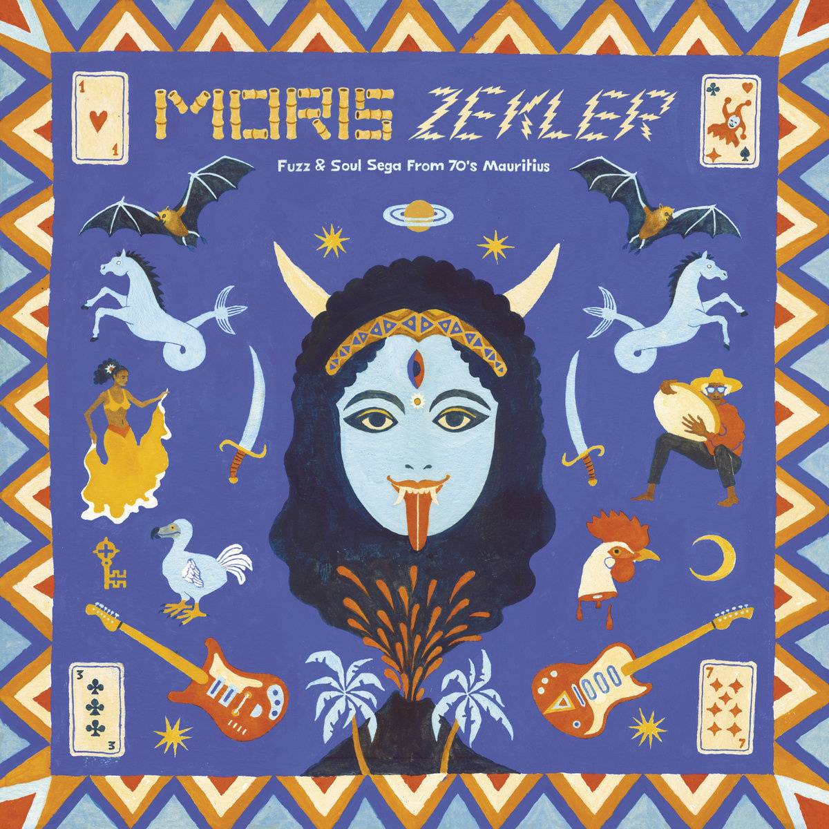 Various - Moris Zekler Fuzz & Soul Sega From 70's Mauritius vinyl cover