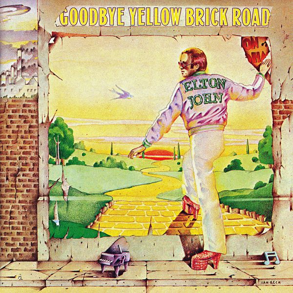 Elton John - Goodbye Yellow Brick Road - Vinyl Cover Art